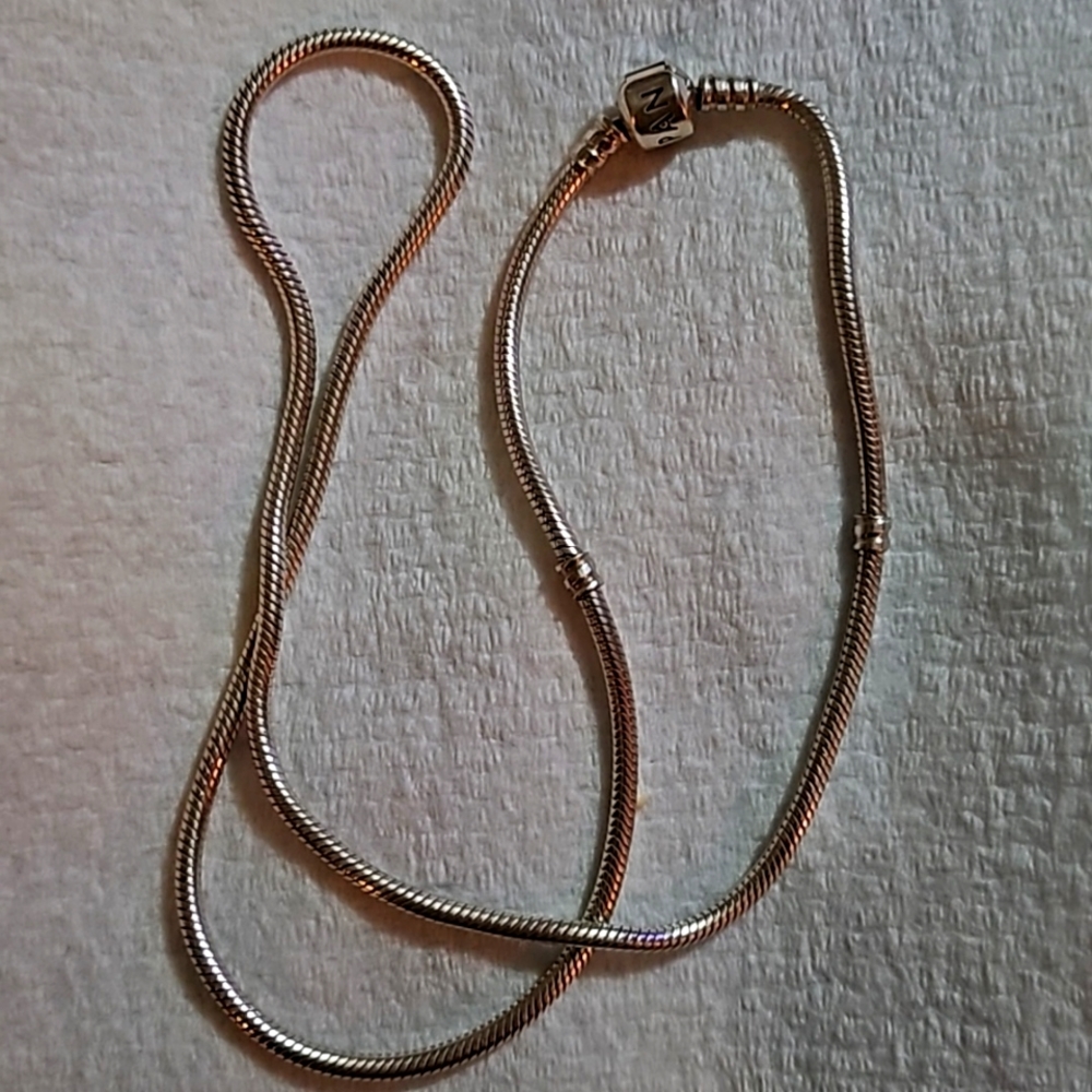 Original Pandora necklace chain, sterling silver